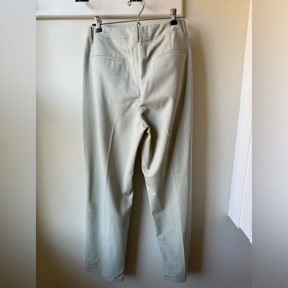 BANANA REPUBLIC Wide Leg Wool Blend Trousers Pants Neutral Office High‎ Rise 6